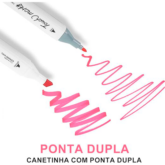 Kit de marcadores para colorir Eurynon, Quantidade: 36 unidades. Foto 2 do produto.