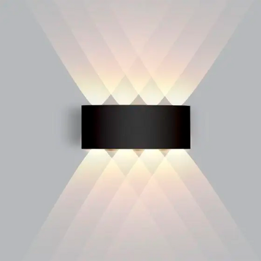 Arandela LED de sobrepor, 8 W, 3000 K, bivolt. Foto 2 do produto.