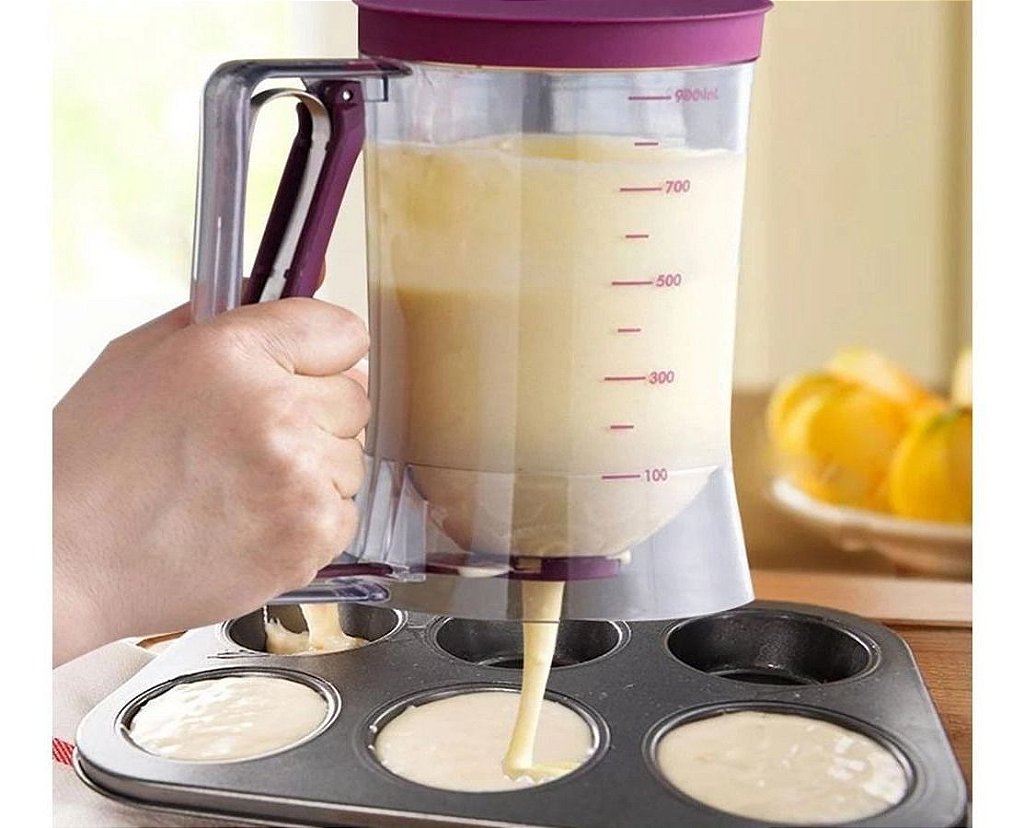 Dispenser de massa para panqueca e bolo. Foto 5 do produto.