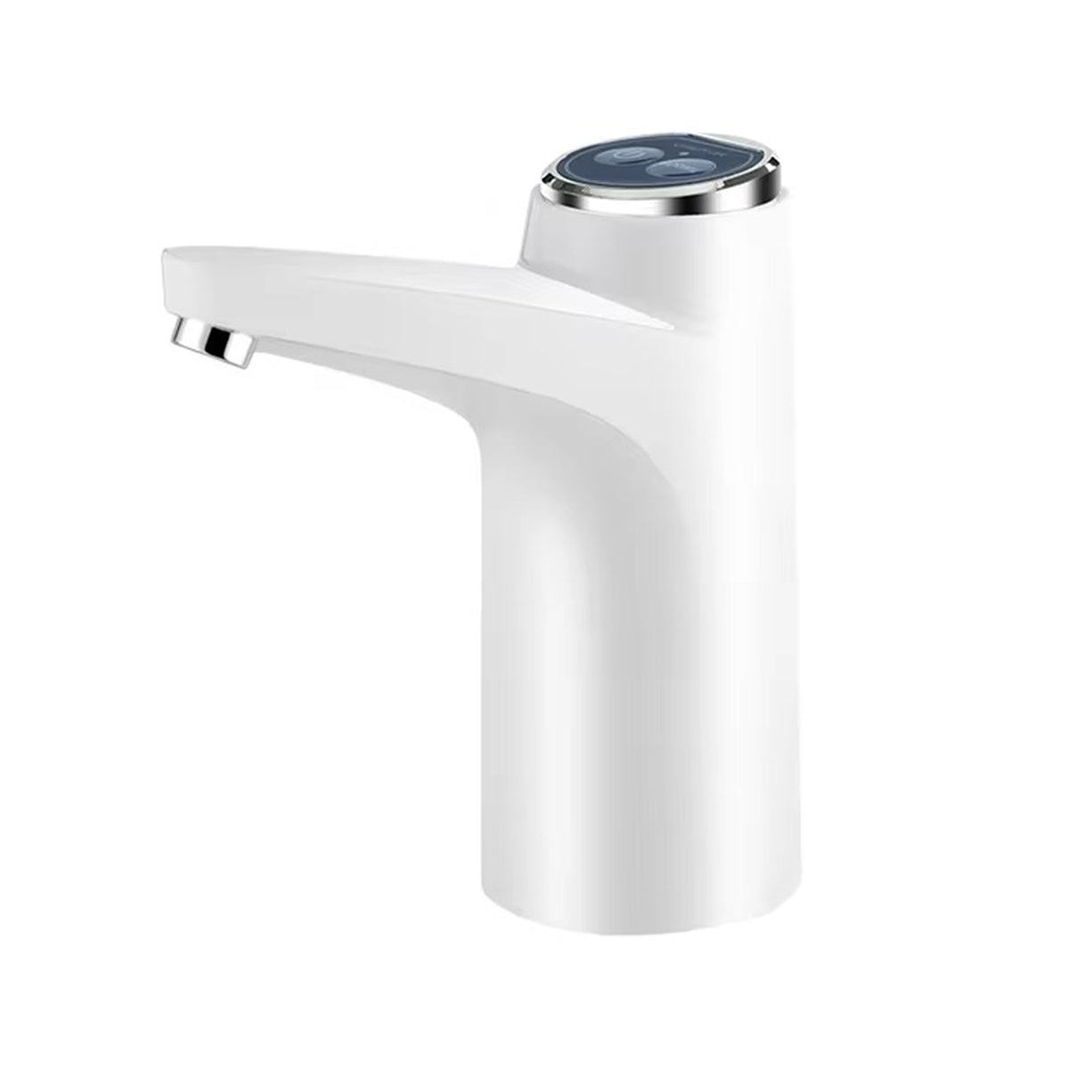 Bomba elétrica para galão de água recarregável USB, branco. Foto 1 do produto.