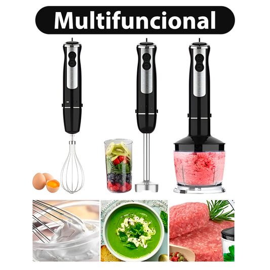 Mixer 4 em 1 com batedor e miniprocessador 600 W 110 V. Foto 2 do produto.