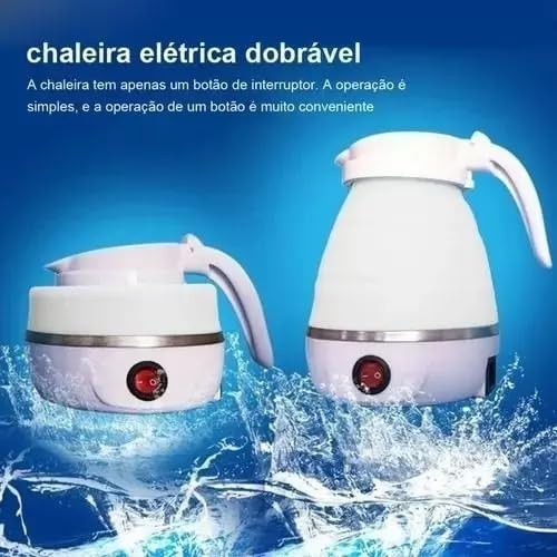 Chaleira elétrica dobrável 110 V. Foto 2 do produto.