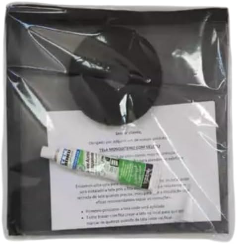 Tela Mosquiteira LLEV Preta em Fibra de Vidro com Velcro 1,50 x 1,00 m — imagem 6