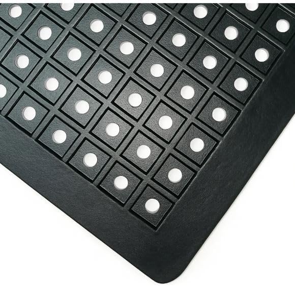 Kit 2 Tapetes Antiderrapantes CELPAN Pretos de Borracha 42 x 30 cm — imagem 3