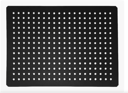 Kit 2 Tapetes Antiderrapantes CELPAN Pretos de Borracha 42 x 30 cm