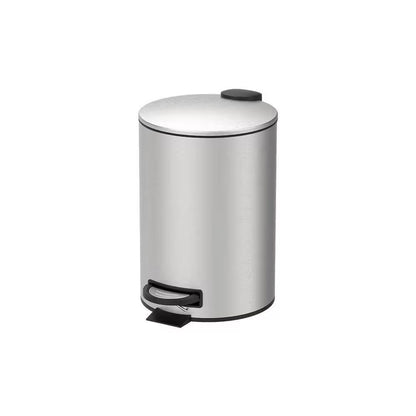 Lixeira Brinox Spin Inox 12 L com Pedal e Balde Removível