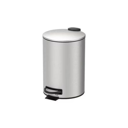 Lixeira Brinox Spin Inox 12 L com Pedal e Balde Removível
