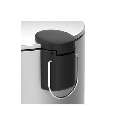 Lixeira Brinox Spin Inox 12 L com Pedal e Balde Removível — imagem 4