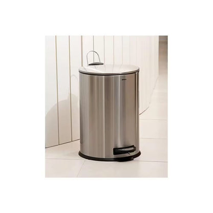 Lixeira Brinox Spin Inox 12 L com Pedal e Balde Removível — imagem 6