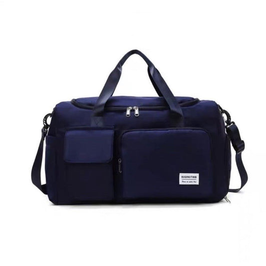Bolsa Mala Azul Multifuncional para Academia e Viagem