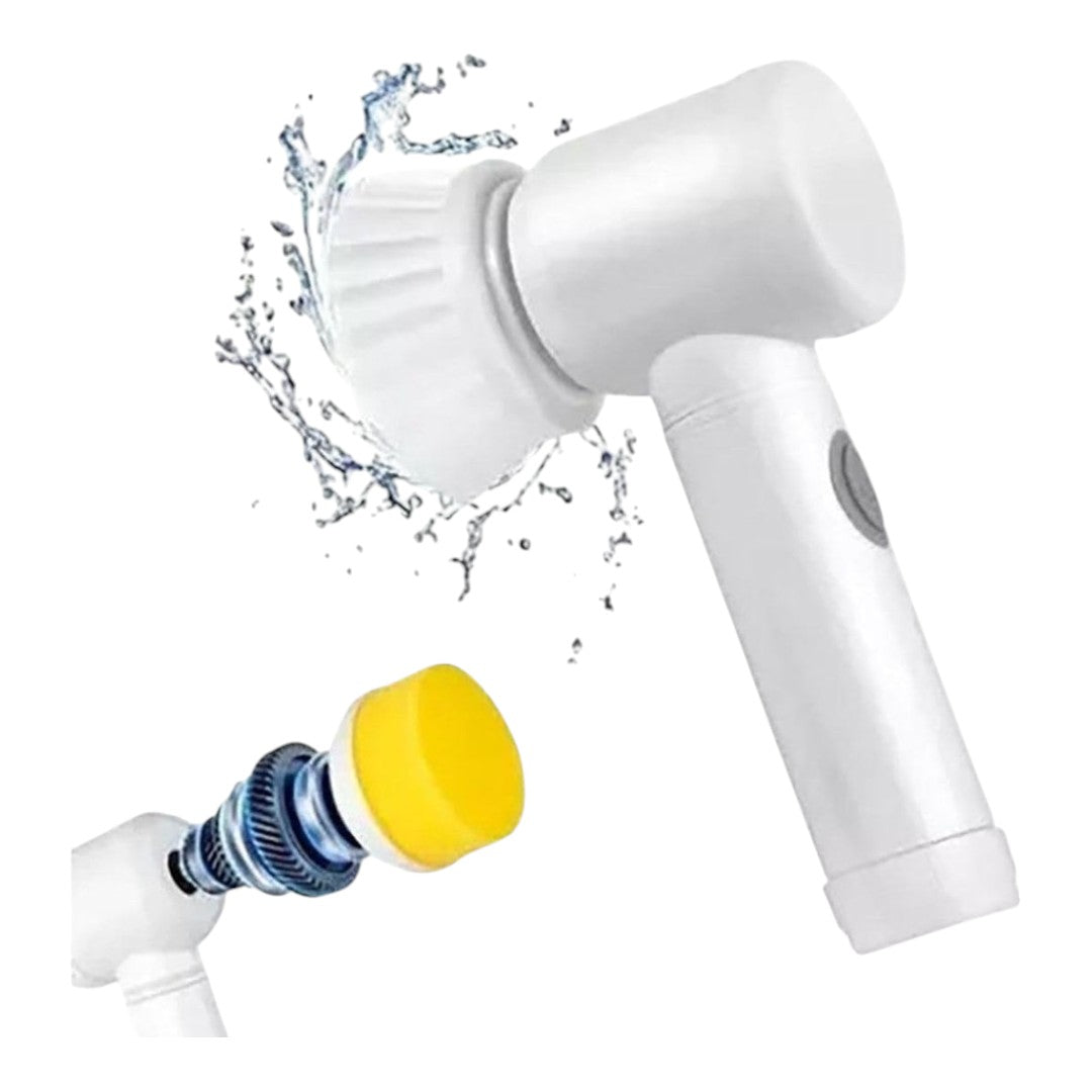 Escova elétrica giratória de limpeza USB 5 em 1. Foto 1 do produto.