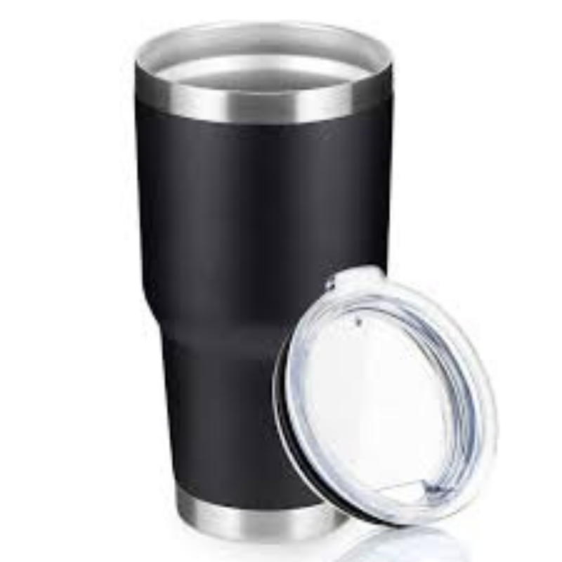Copo térmico de inox 900 ml com tampa. Foto 2 do produto.