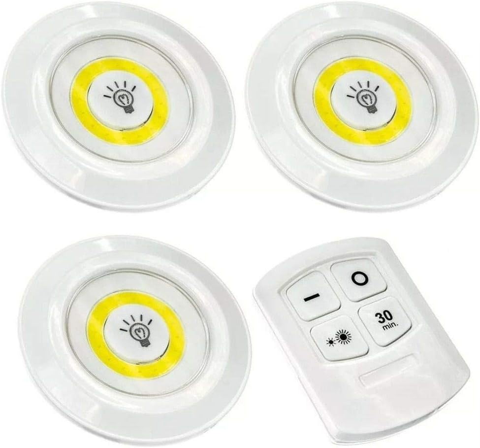 Luminária LED spot sem fio com controle remoto. Foto 1 do produto.
