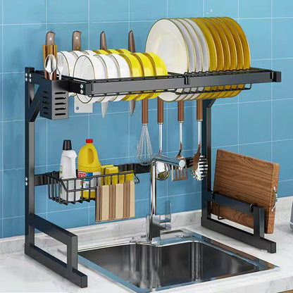 Escorredor de louças suspenso de aço inox. Foto 3 do produto.
