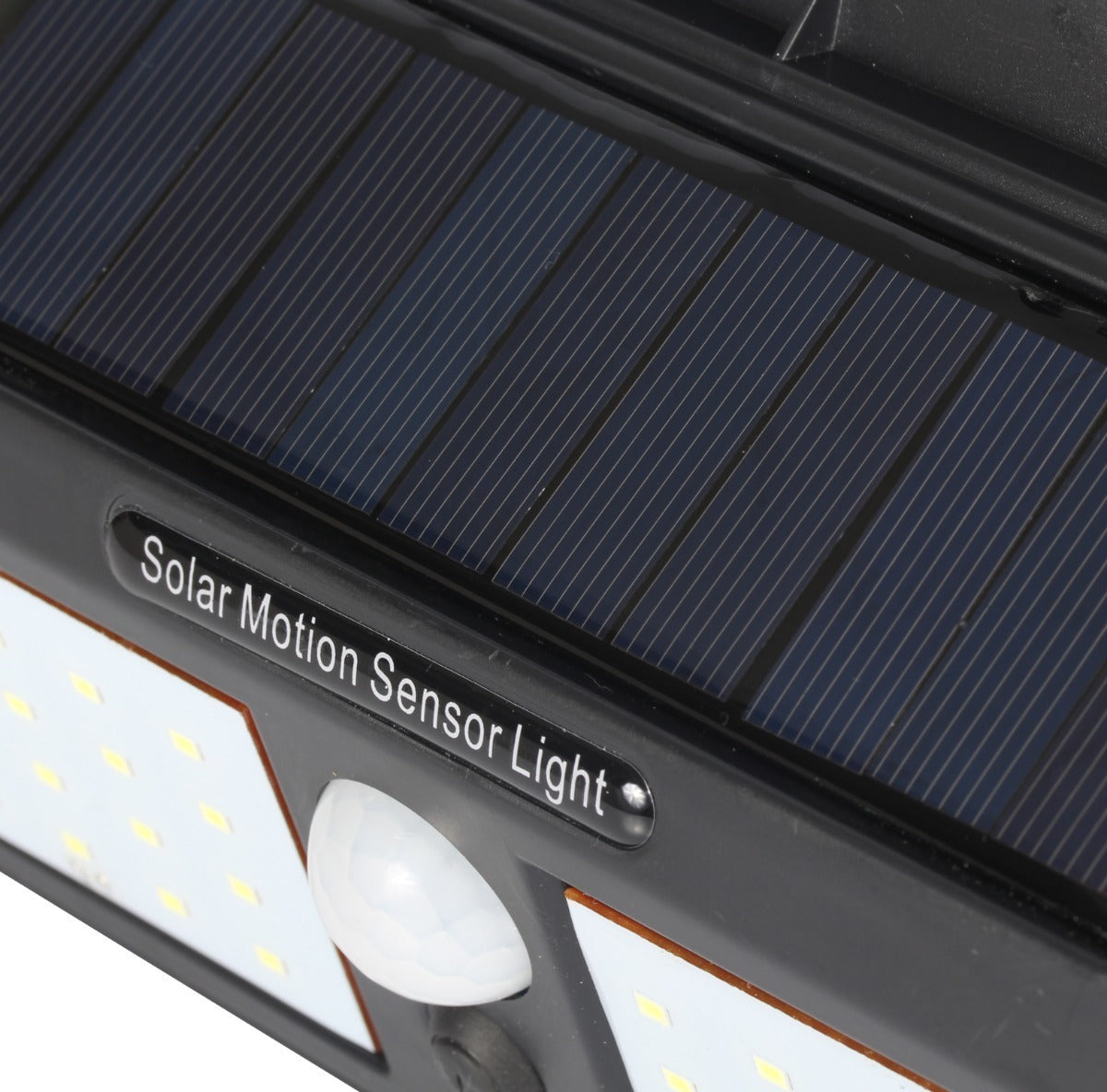 Arandela solar de parede com 30 LEDs e sensor de presença. Foto 4 do produto.