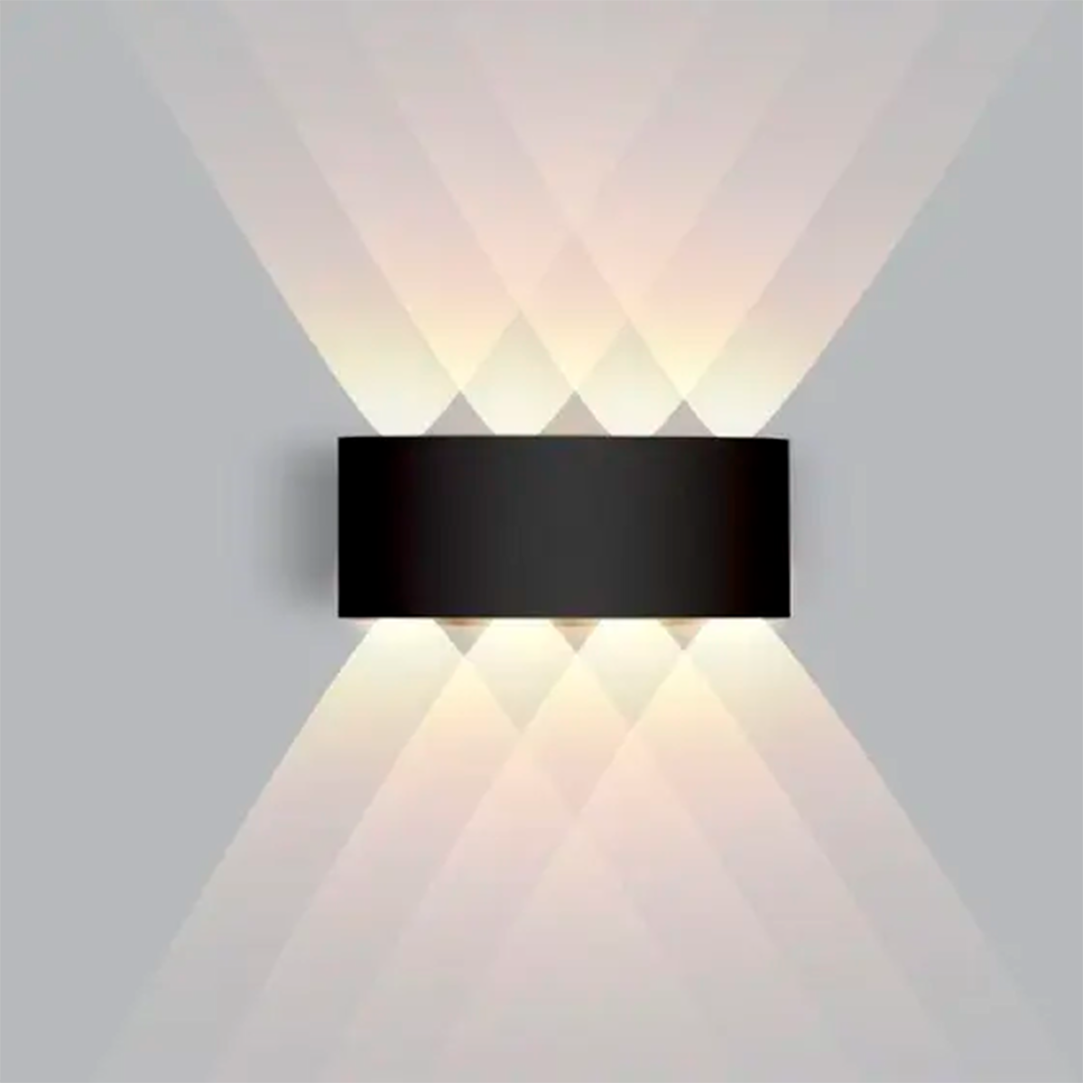 Arandela LED de sobrepor, 8 W, 3000 K, bivolt. Foto 2 do produto.