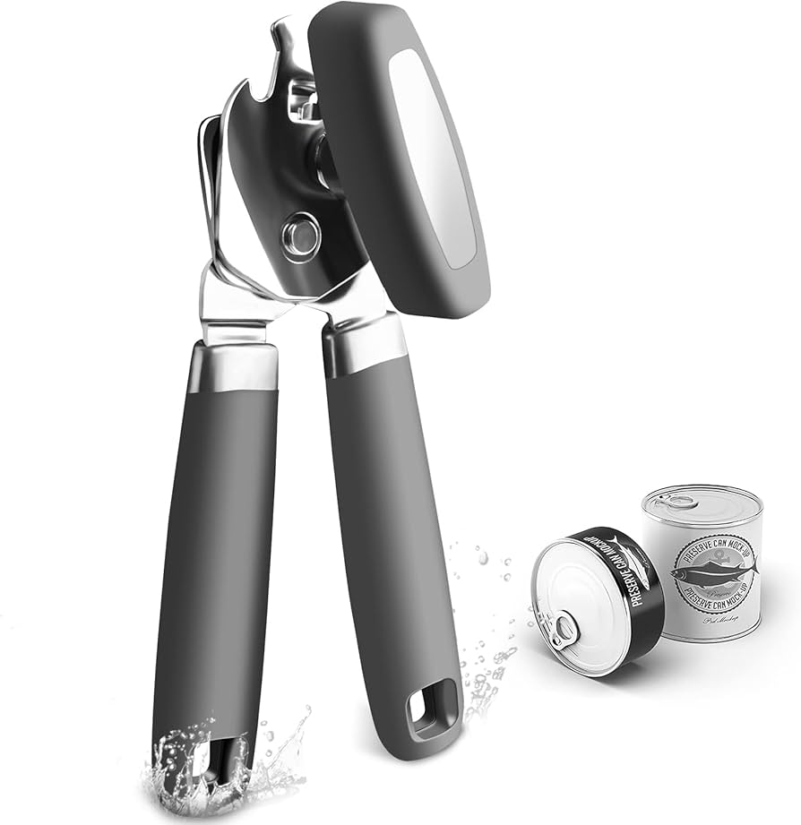 Abridor manual 3 em 1 para latas e garrafas B-Max. Foto 1 do produto.