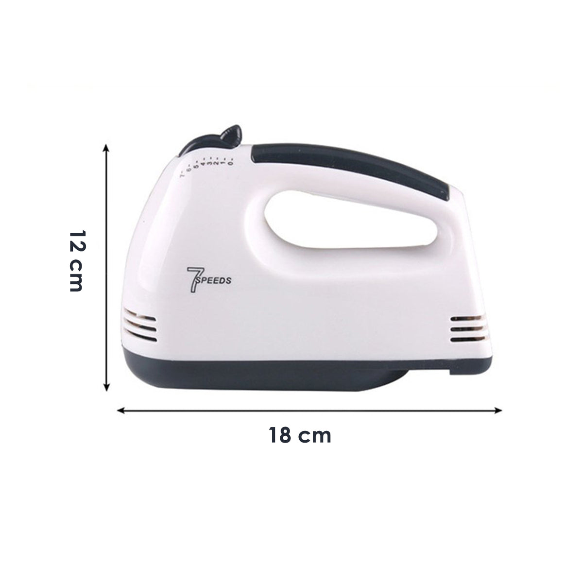 Mini batedeira de 7 velocidades 260 W 220 V. Foto 4 do produto.