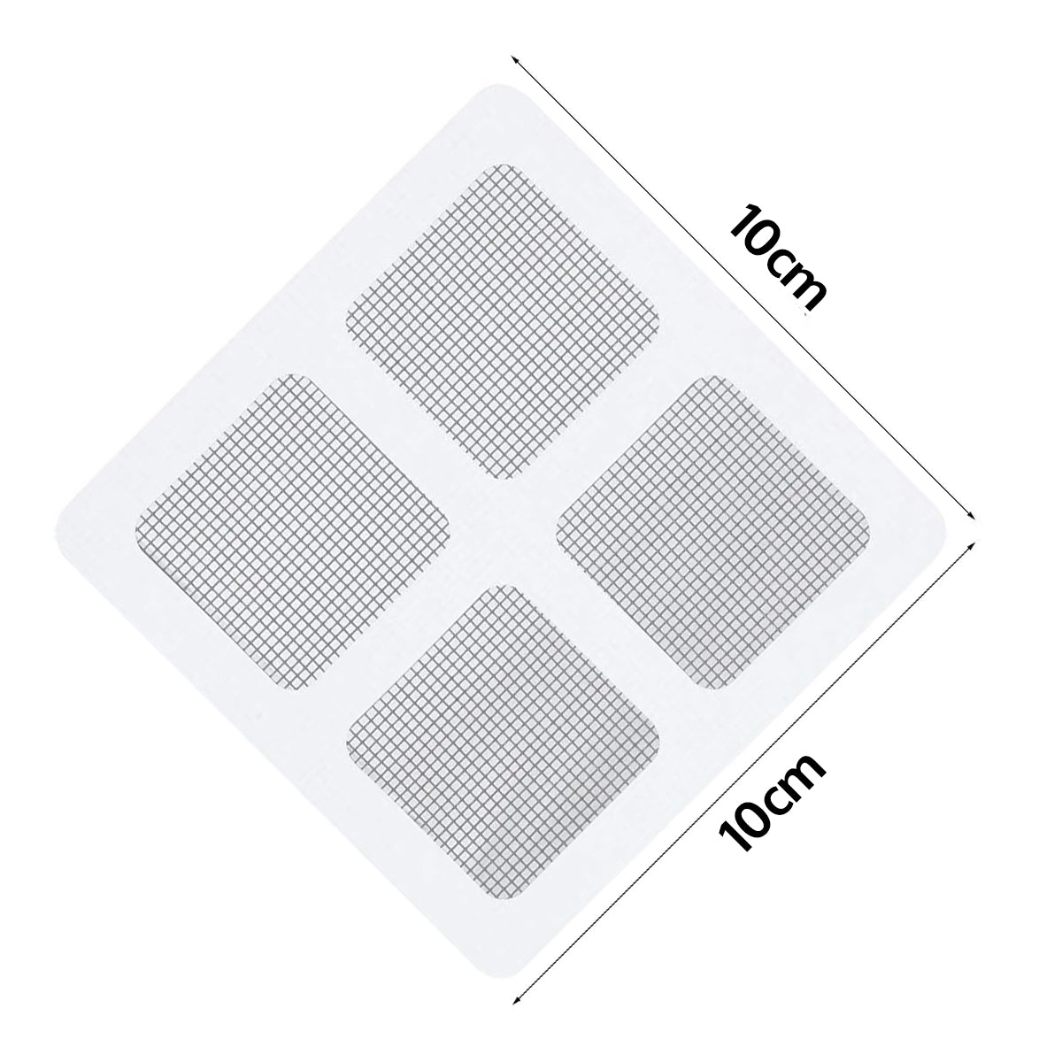 Telas adesivas descartáveis para ralos, kit de 10. Foto 5 do produto.