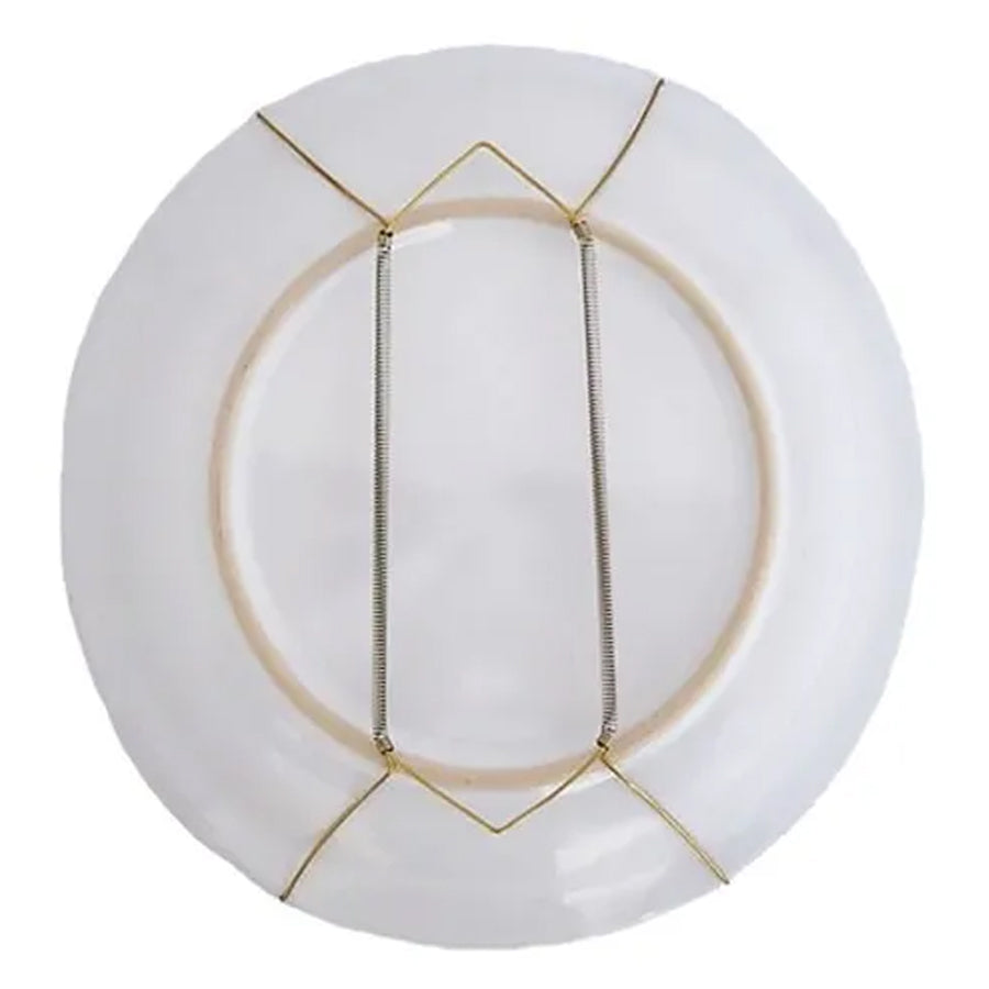 Suporte de mola para pratos decorativos de parede, Tamanho: Bolo (18 a 30 cm). Foto 3 do produto.