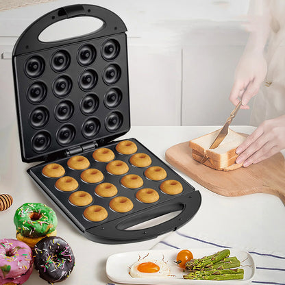 Máquina de donuts para 16 rosquinhas 220 V, preto. Foto 2 do produto.