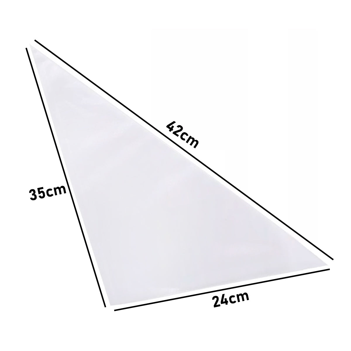 Sacos descartáveis de confeitar de 42 cm, 50 unidades. Foto 4 do produto.