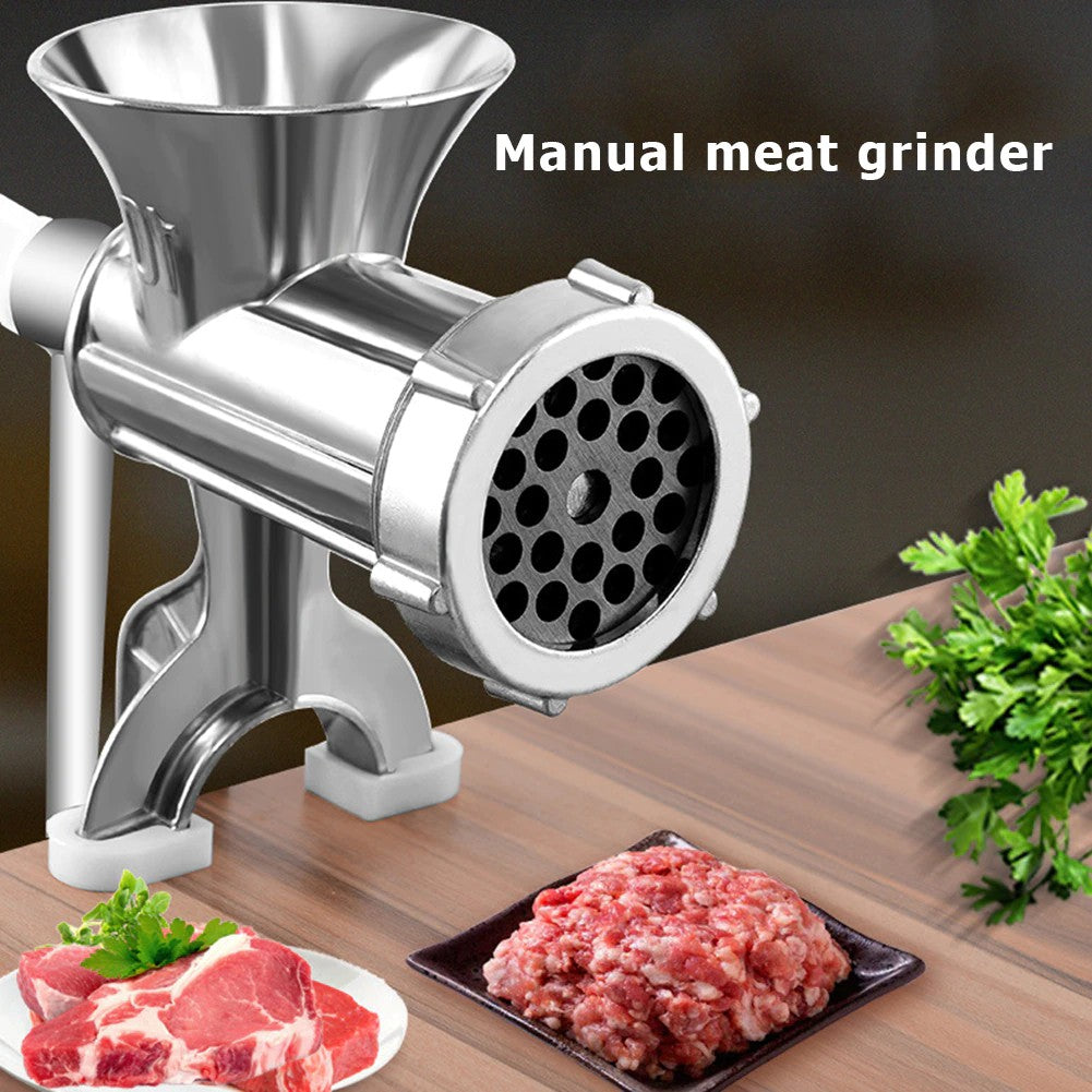 Moedor manual de carne nº 10. Foto 3 do produto.