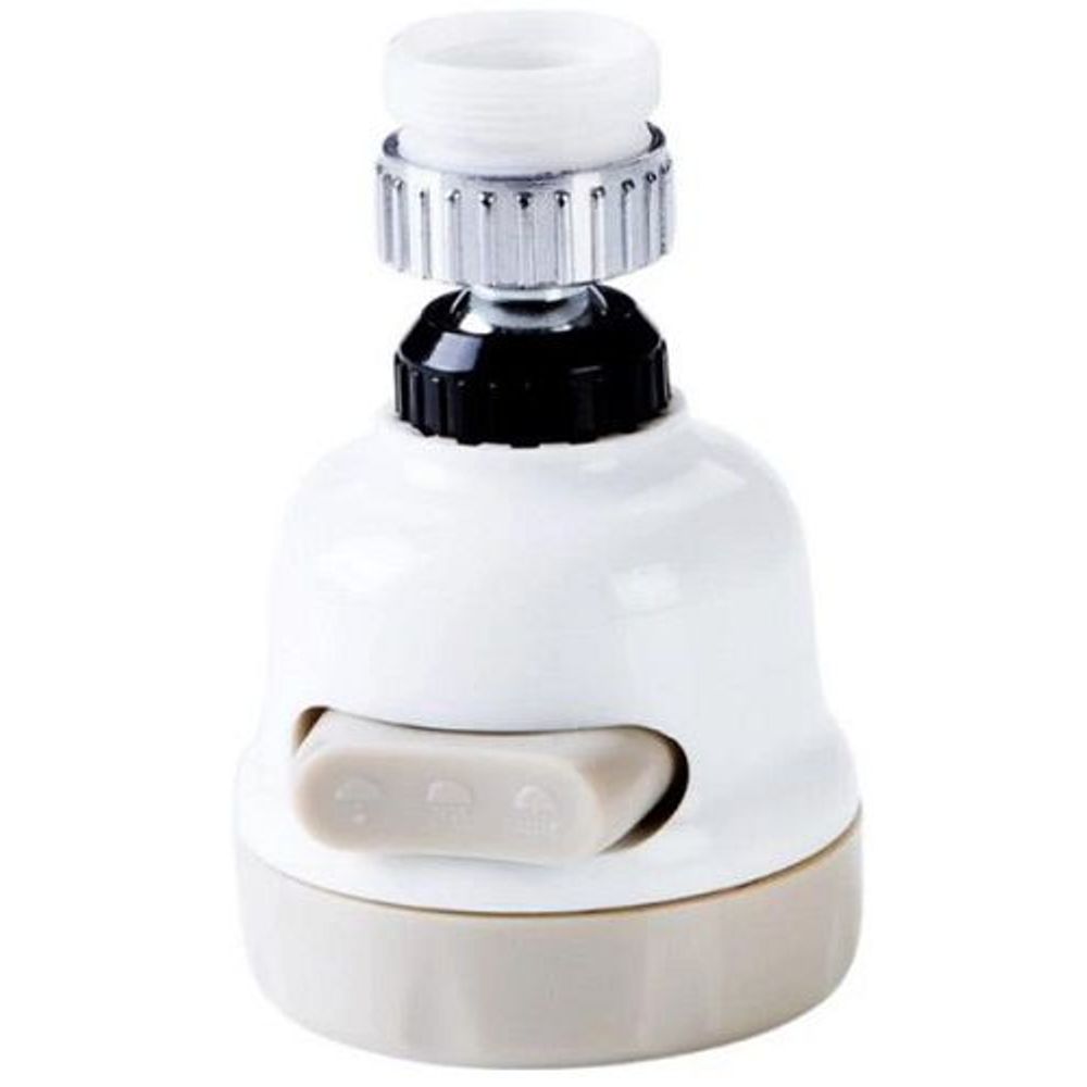 Arejador de torneira giratório 360° com 3 jatos. Foto 1 do produto.