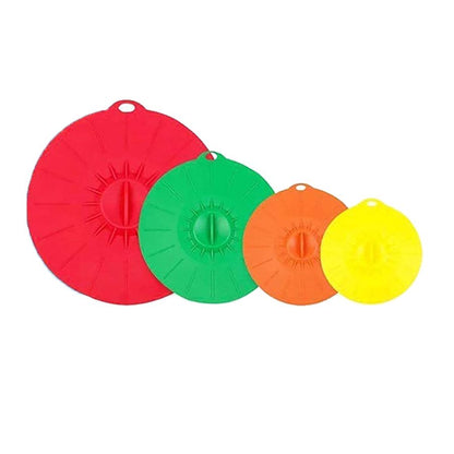 Tampas de silicone por sucção, kit de 4. Foto 4 do produto.