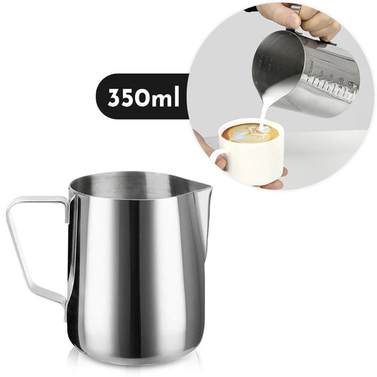 Caneca medidora de aço inox 350 ml. Foto 1 do produto.