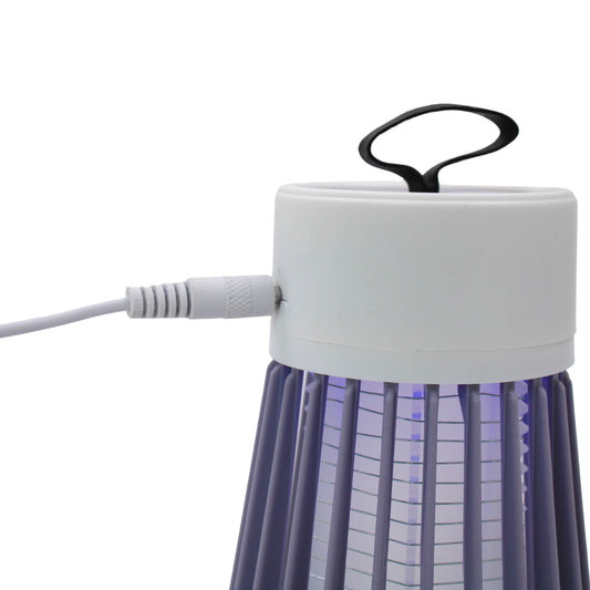 Armadilha elétrica para insetos com LED UV e USB, verde. Foto 2 do produto.