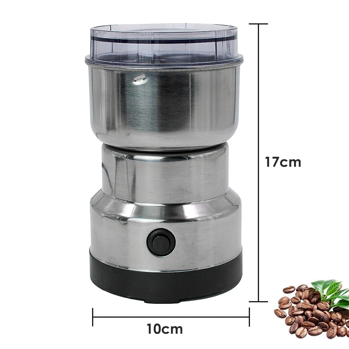 Moedor elétrico de café e sementes de inox 150 W 110 V. Foto 3 do produto.