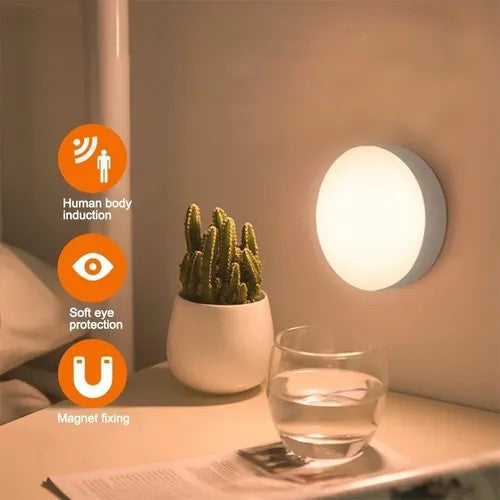 Luminária LED recarregável com sensor de movimento. Foto 3 do produto.