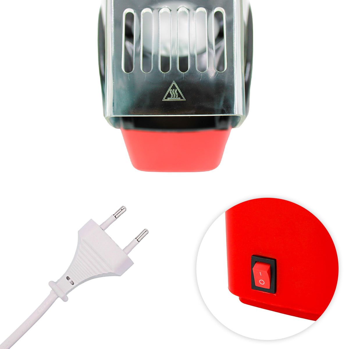 Pipoqueira elétrica de ar quente 1200 W, Voltagem: 110 V. Foto 1 do produto.