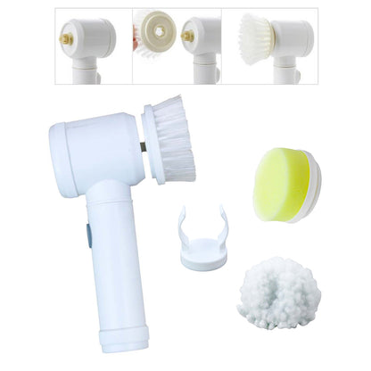 Escova elétrica de limpeza USB com 3 cabeças. Foto 5 do produto.