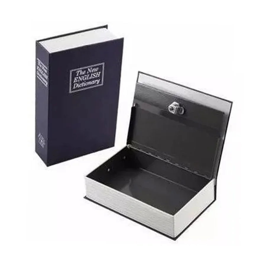 Cofre em formato de livro dicionário de inglês, Tamanho: Pequeno. Foto 2 do produto.