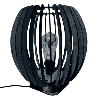 Abajur de mesa Alexandria, Cor: Preto. Foto 1 do produto.