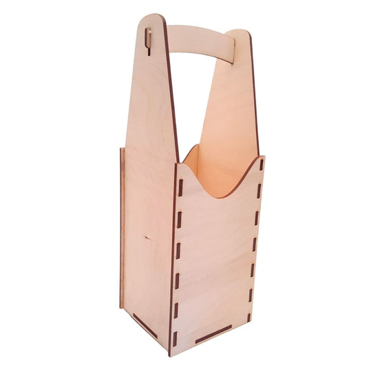 Porta-garrafa em MDF com 1 lugar. Foto 1 do produto.