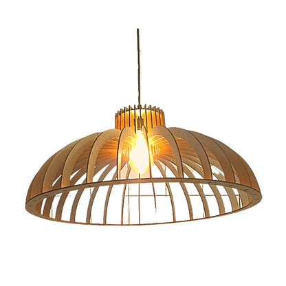 Luminária pendente em MDF, referência LCD0076, preto. Foto 5 do produto.