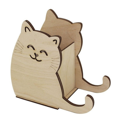Organizador para lápis e canetas Gatinho. Foto 1 do produto.