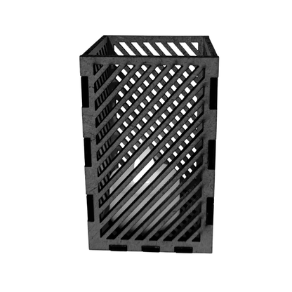 Castiçal Faixas com vela eletrônica, Cor: Preto. Foto 1 do produto.