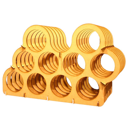 Mini adega em MDF para 10 garrafas. Foto 1 do produto.