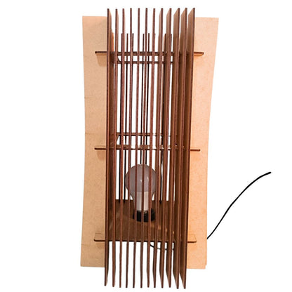 Abajur de mesa Colibri, Cor: Marrom, Tamanho: 40 × 20 cm. Foto 2 do produto.
