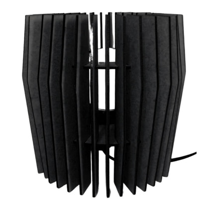 Abajur de mesa Leblon, Cor: Preto, Tamanho: 20 × 20 cm. Foto 1 do produto.