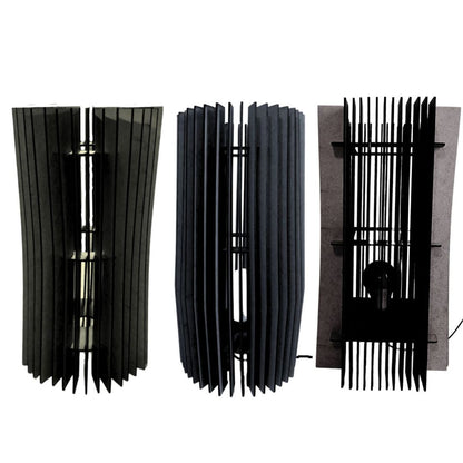 Kit com 3 abajures de mesa, Cor: Preto, Tamanho: Kit com 3 - 40 × 20 cm. Foto 1 do produto.