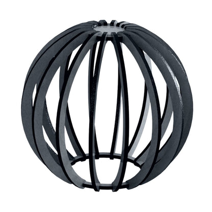 Luminária pendente Jabulani em MDF, Cor: Preto. Foto 1 do produto.