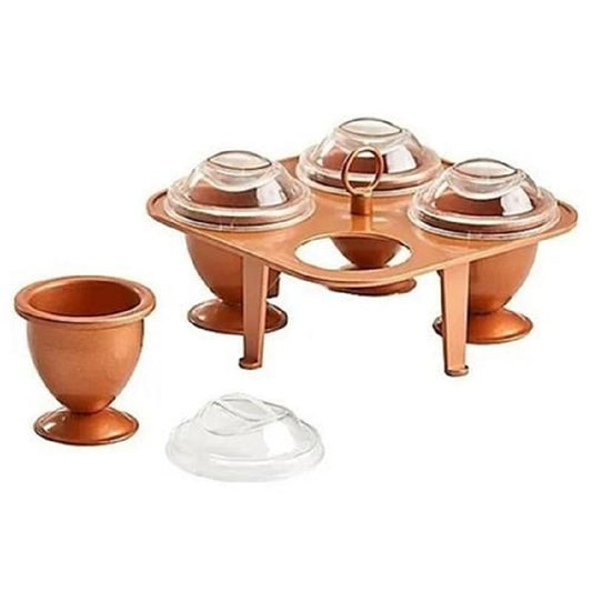 Forma de ovos Copper Eggs XL com 4 copos de metal. Foto 2 do produto.