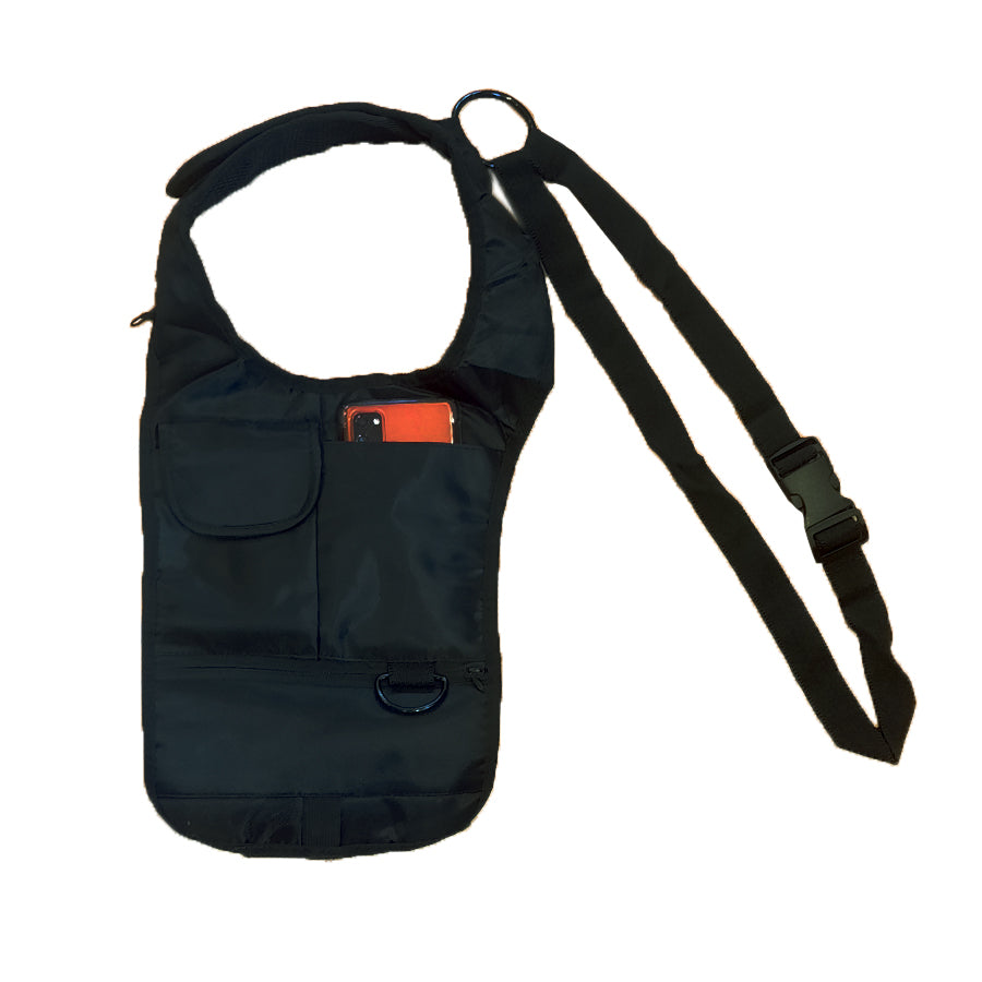 Bolsa de ombro com compartimentos. Foto 1 do produto.