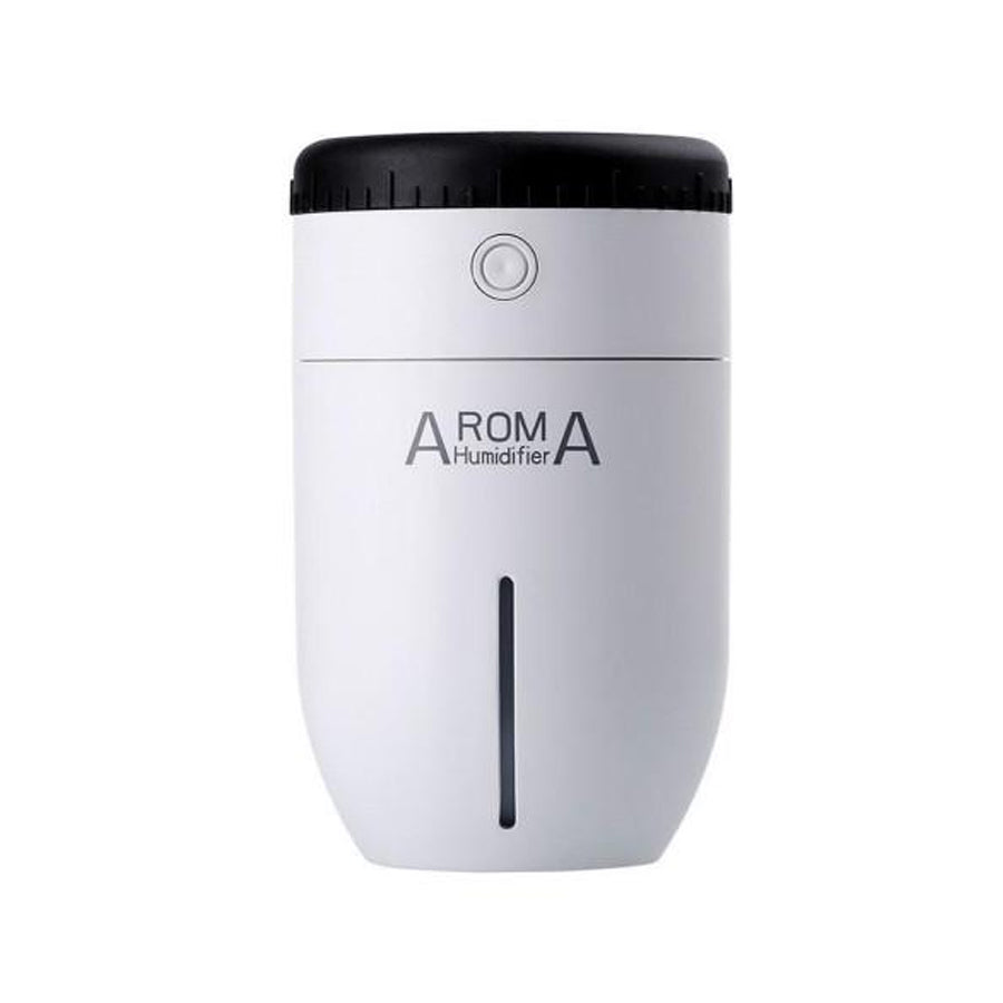 Umidificador e difusor portátil USB Lens, Cor: Branco. Foto 1 do produto.