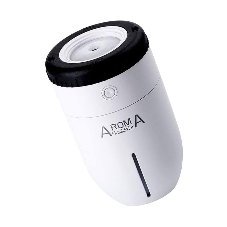 Umidificador e difusor portátil USB Lens, Cor: Branco. Foto 3 do produto.
